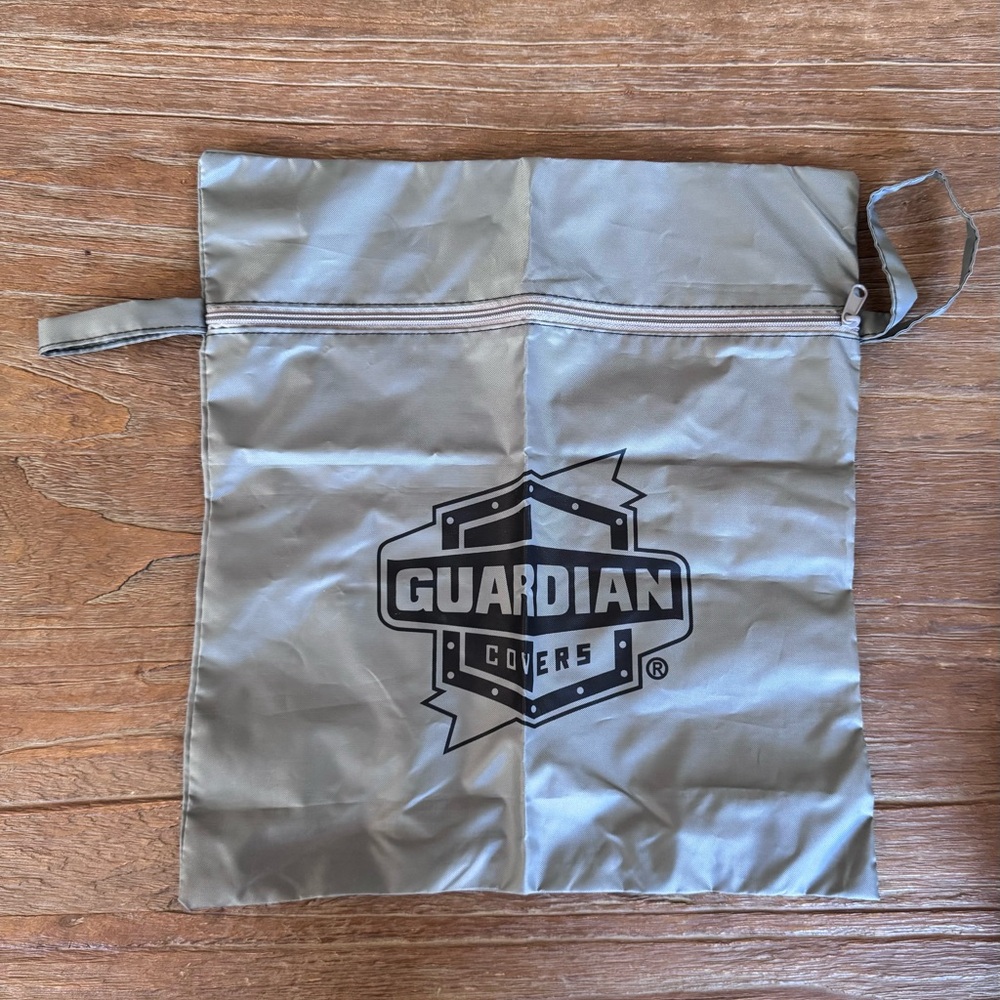 DOWco Guardian Covers Zipped Nylon Flat Bag Green-Gray 16”x17” NEW Without Tags